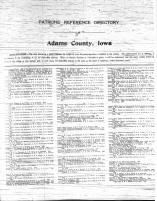 Directory 1, Adams County 1905